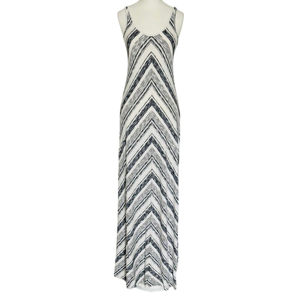 Bella Luxx Scooped Chevron Maxi Dress Size XS